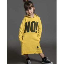 Nununu World Overalls & Jumpsuits> Hooded A Dress Dusty Yellow