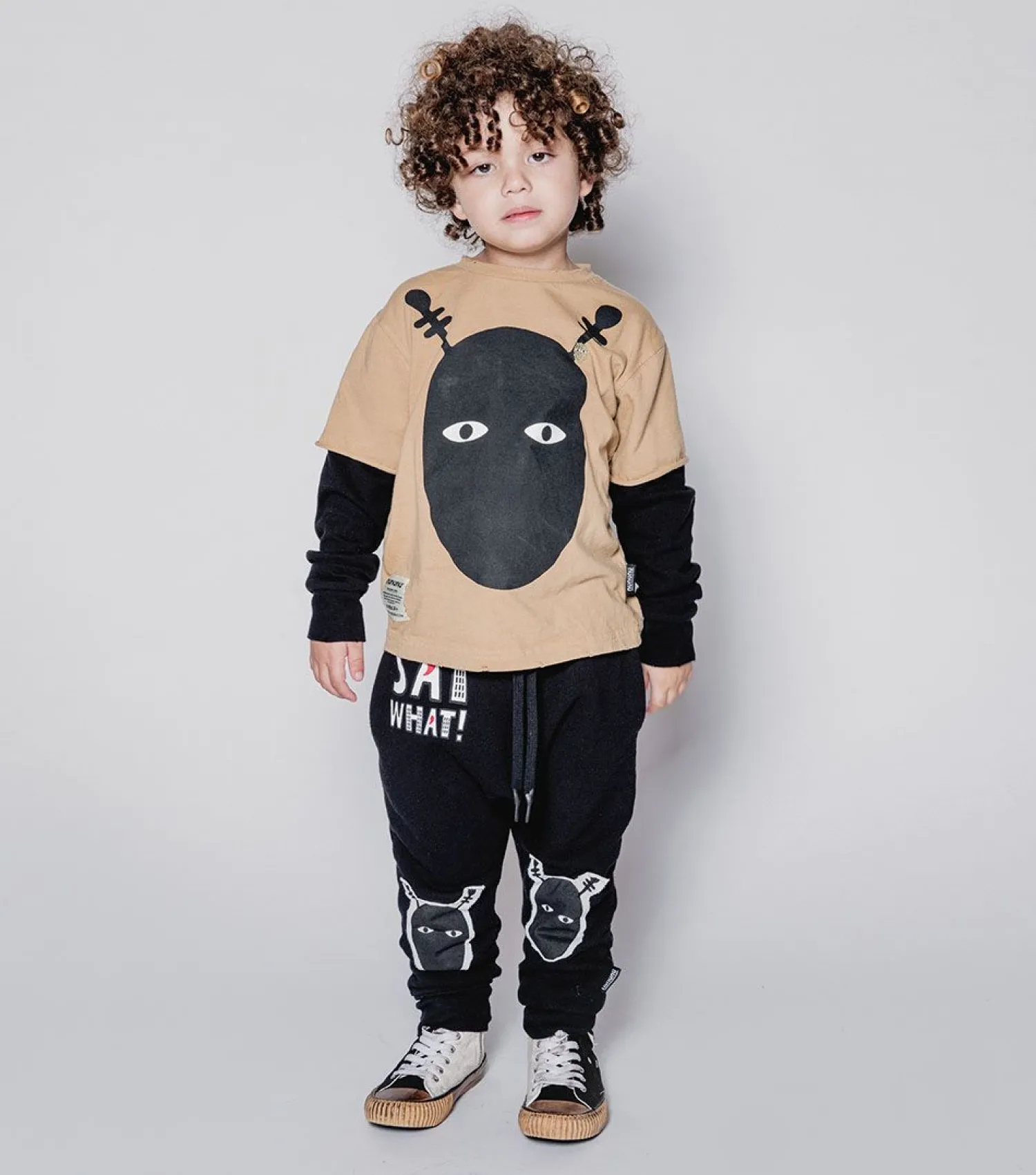 Nununu World Blouses> Mr. Dude Long Sleeve Shirt