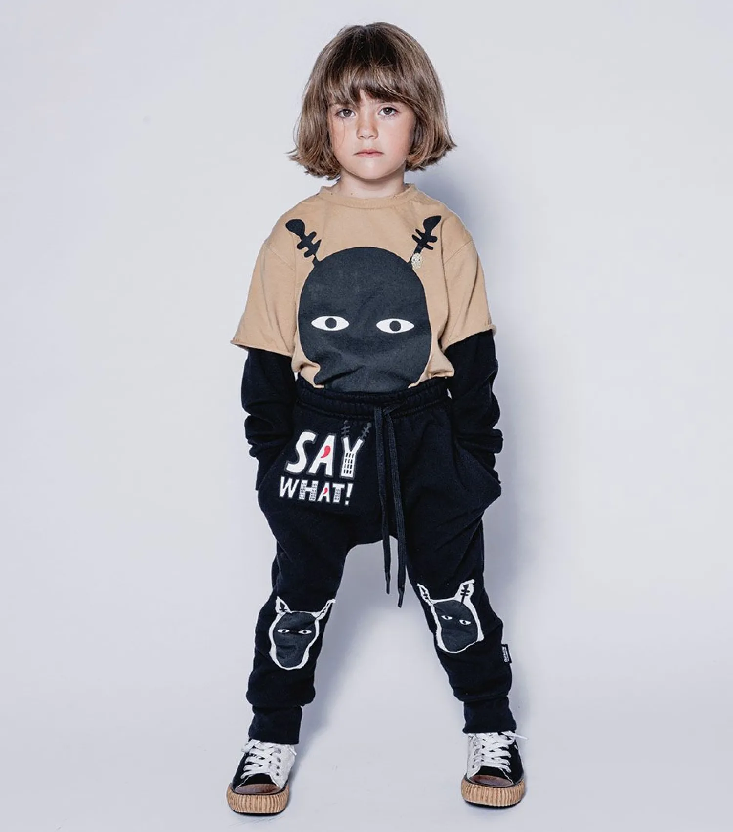 Nununu World Blouses> Mr. Dude Long Sleeve Shirt