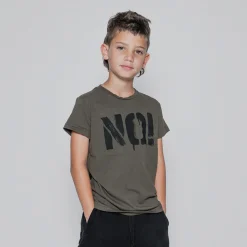 Nununu World Long Sleeve T Shirts> No! T-Shirt Olive