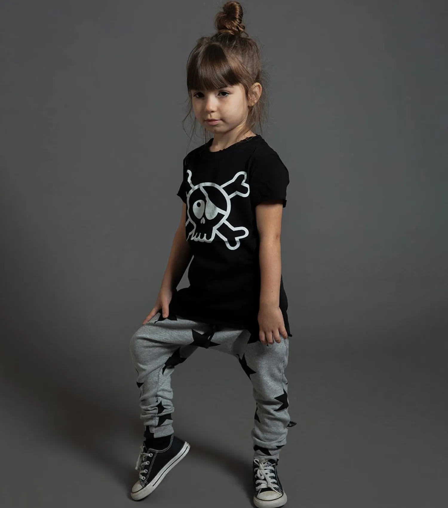 Nununu World Long Sleeve T Shirts> Raw Skull T-Shirt Iron