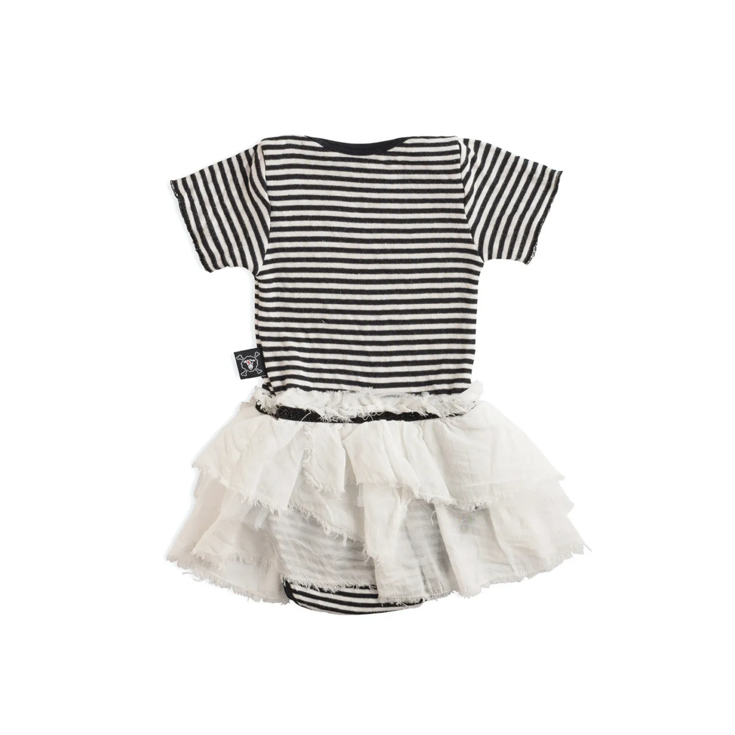 Nununu World Onesies> Soft Striped Onesie Skirt