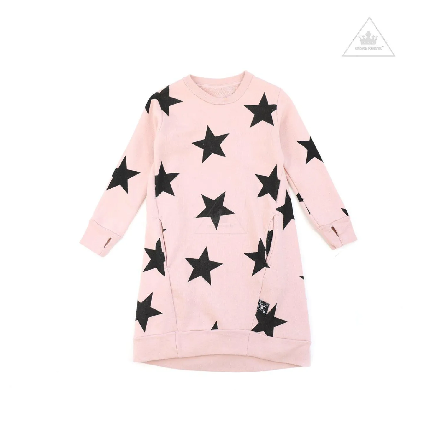 Nununu World Overalls & Jumpsuits> Star A Dress Powder Pink