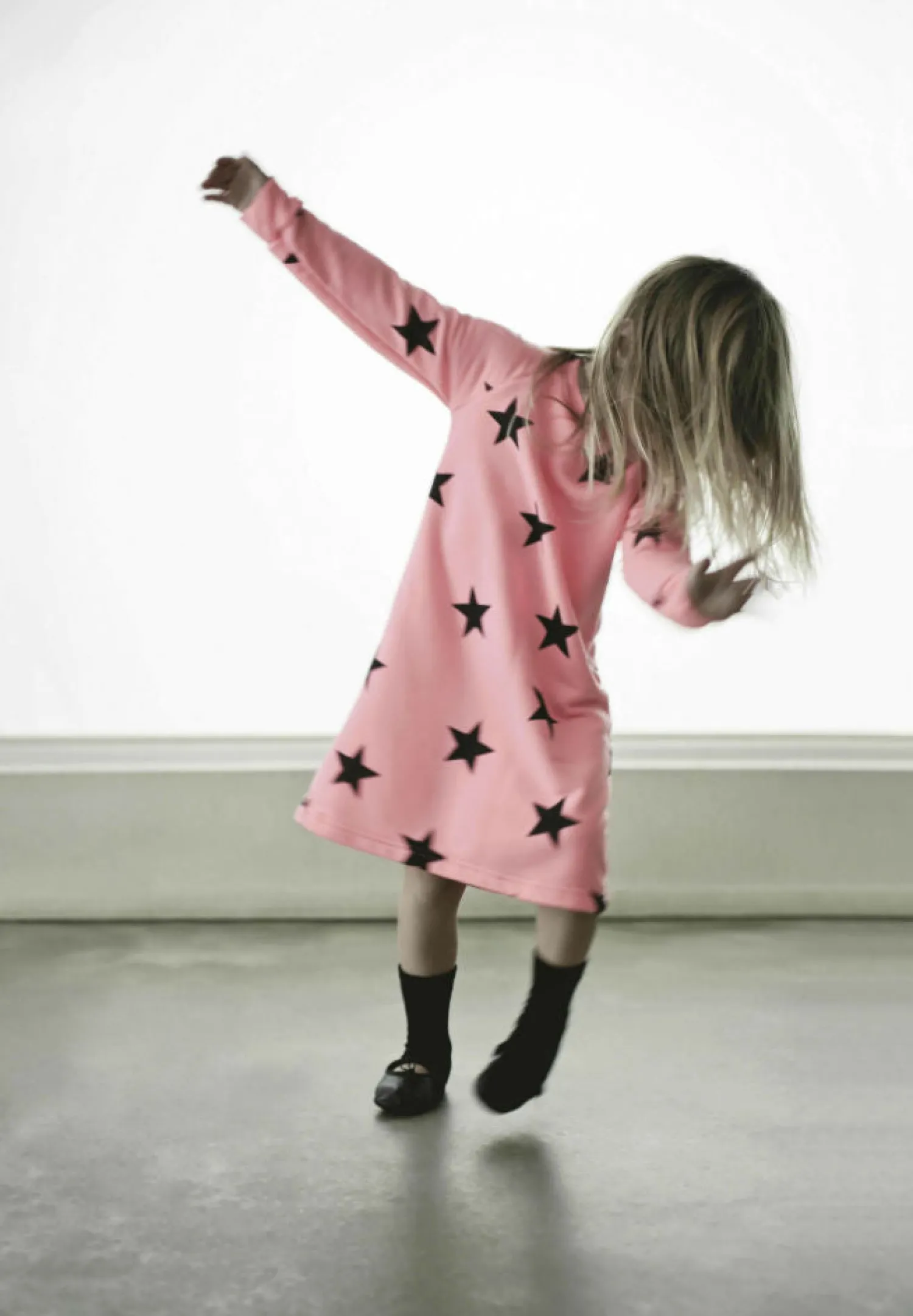 Nununu World Overalls & Jumpsuits> Star A Dress Powder Pink