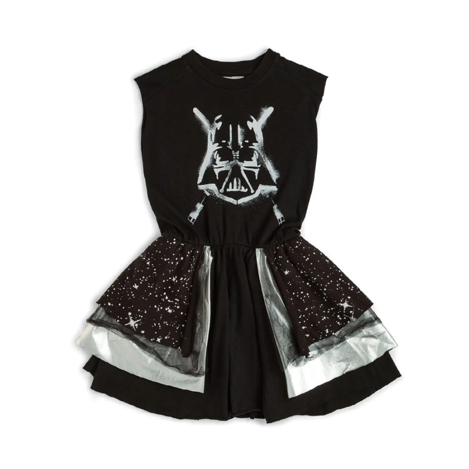 Nununu World Overalls & Jumpsuits> Star Wars Darth Vader Layered Galaxy Dress