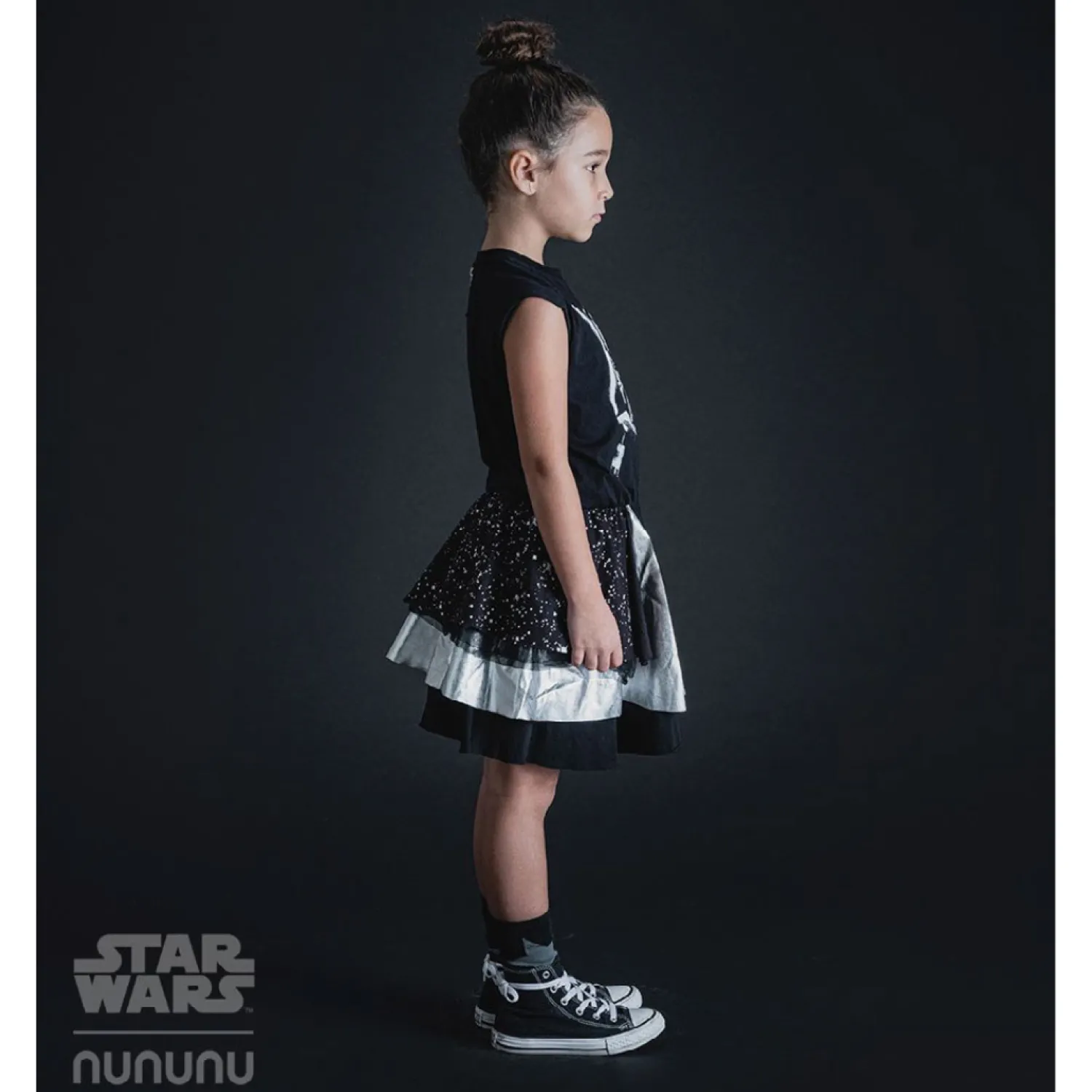 Nununu World Overalls & Jumpsuits> Star Wars Darth Vader Layered Galaxy Dress