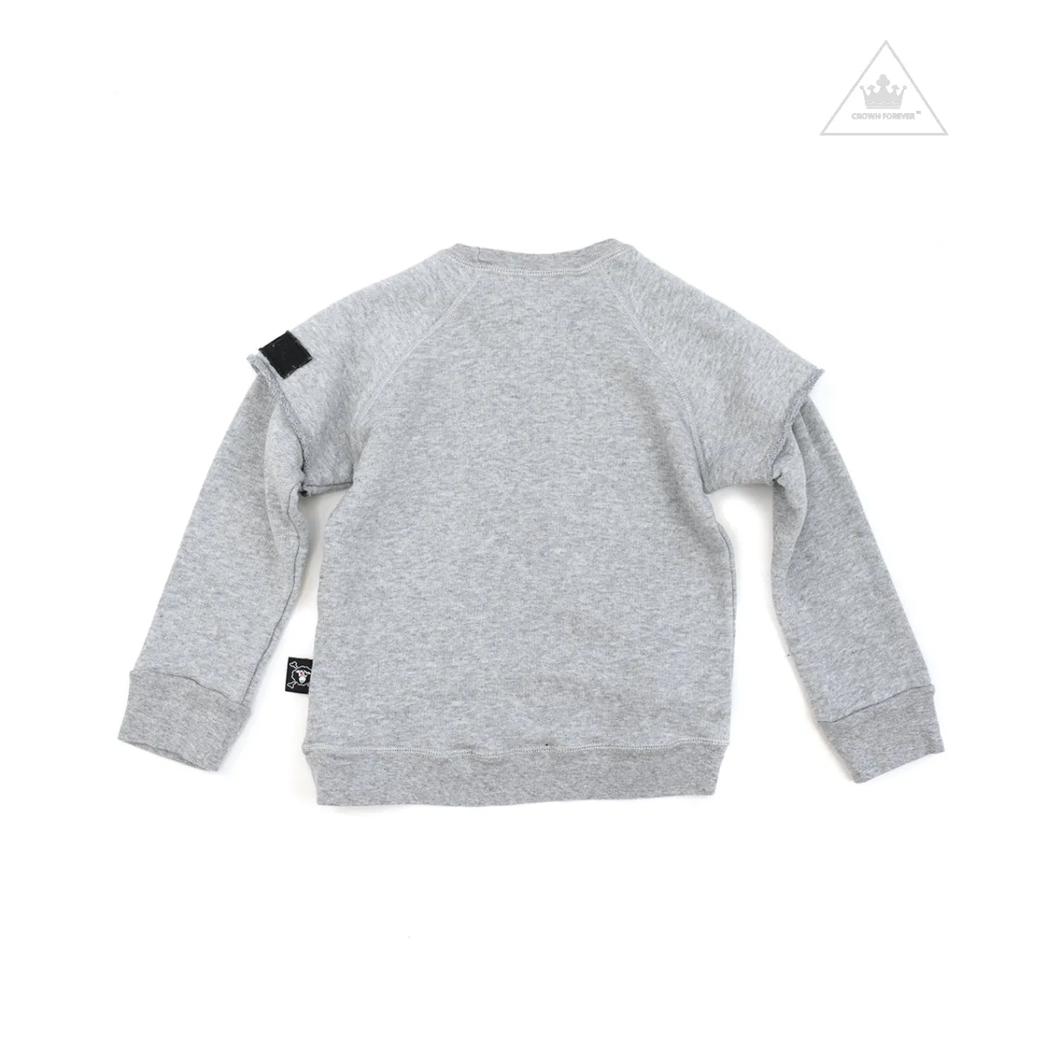 Nununu World Hoodies> Twofer Sweatshirt Heather Grey