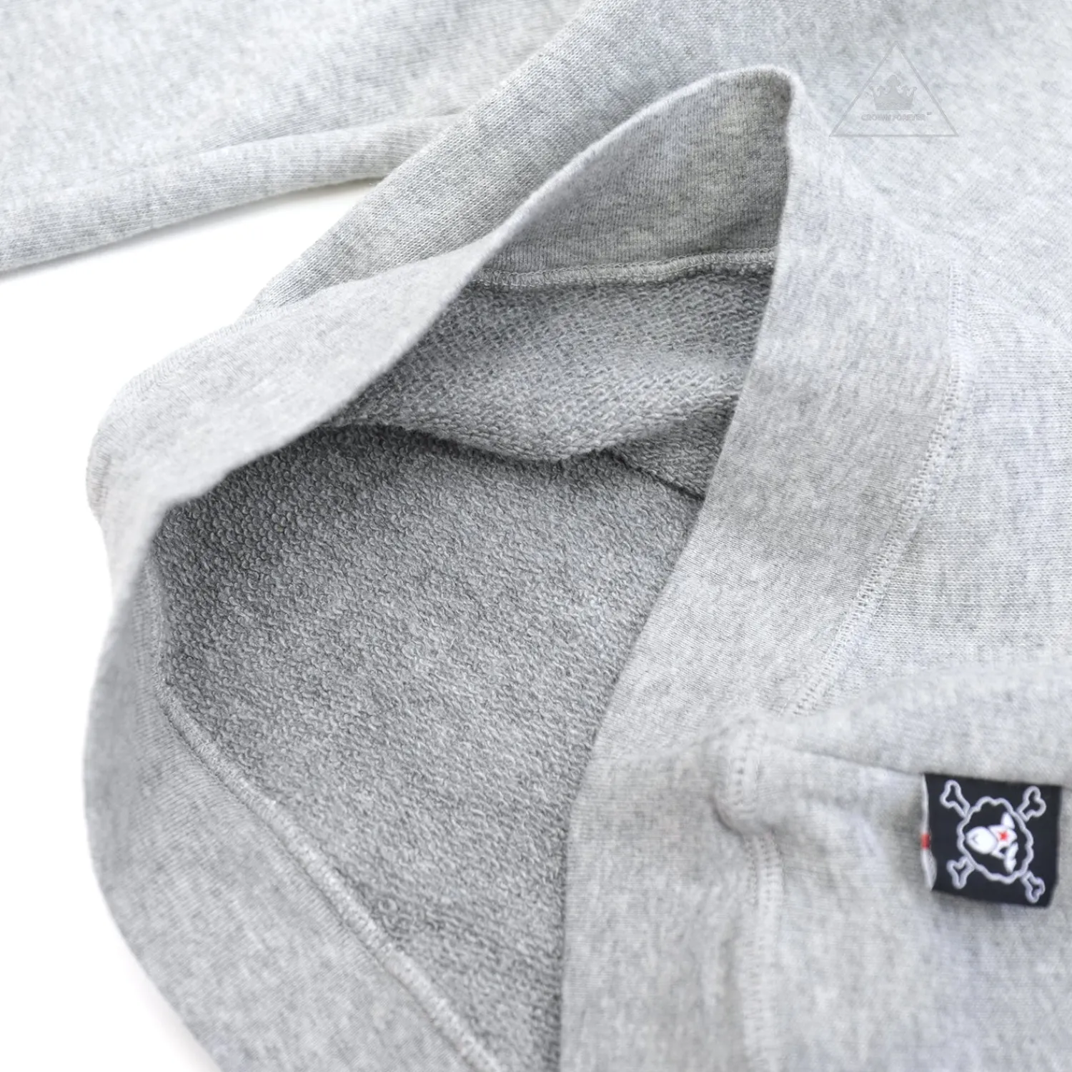 Nununu World Hoodies> Twofer Sweatshirt Heather Grey