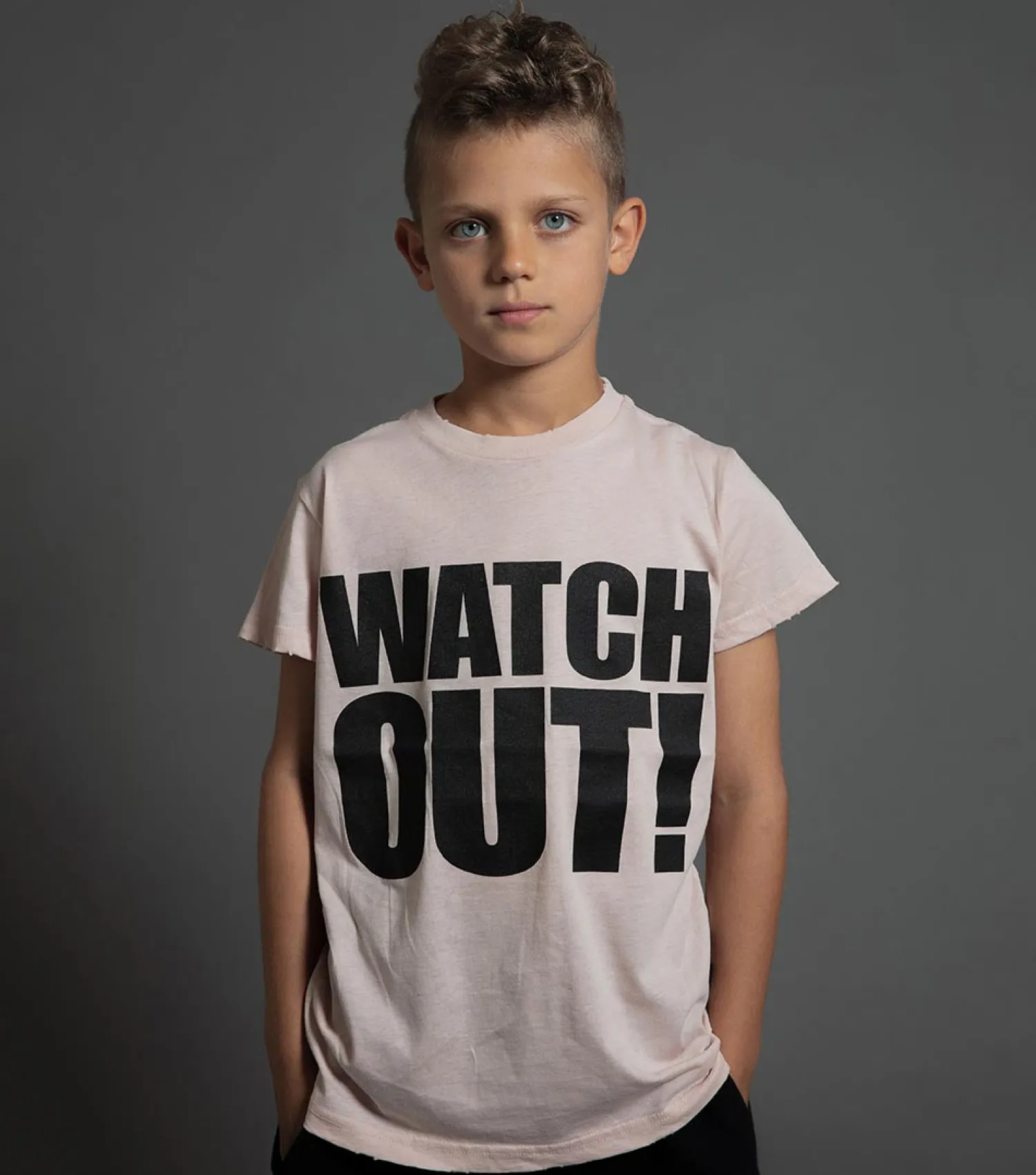 Nununu World T Shirts> Watch Out T-Shirt Black