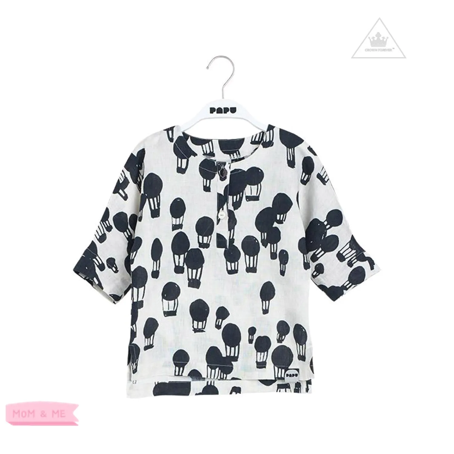 Papu Stories Shirts> All Printed Balloons Linen Shirt