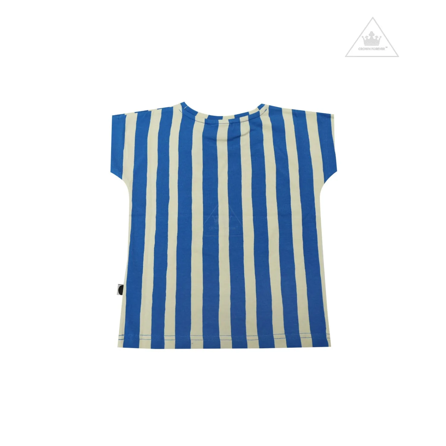 Papu Stories Long Sleeve T Shirts> Organic Pocket Blue Stripes T Shirt