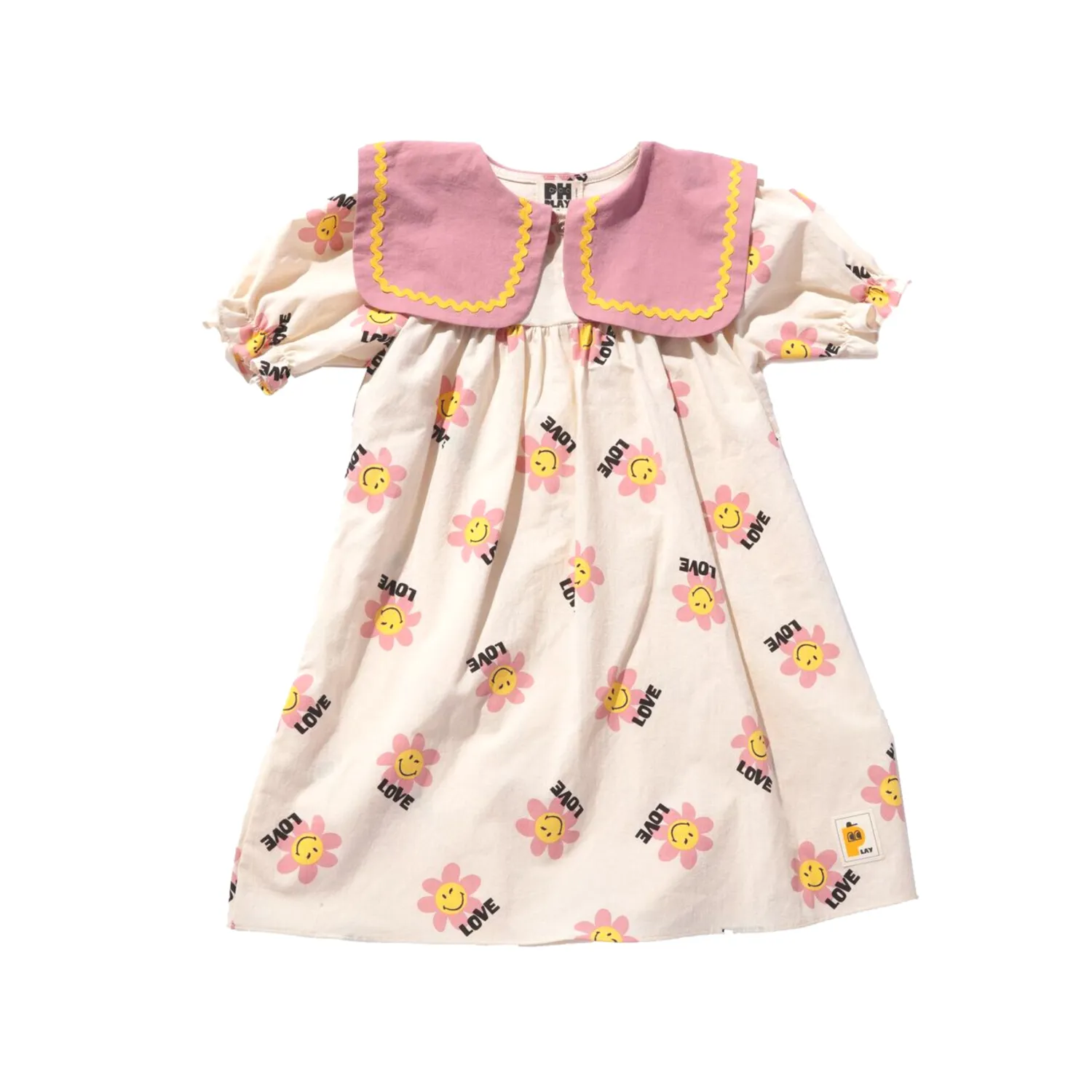 Petite Hailey Overalls & Jumpsuits> Big Collar Dress Daisy Ivory