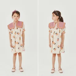 Petite Hailey Overalls & Jumpsuits> Big Collar Dress Daisy Ivory