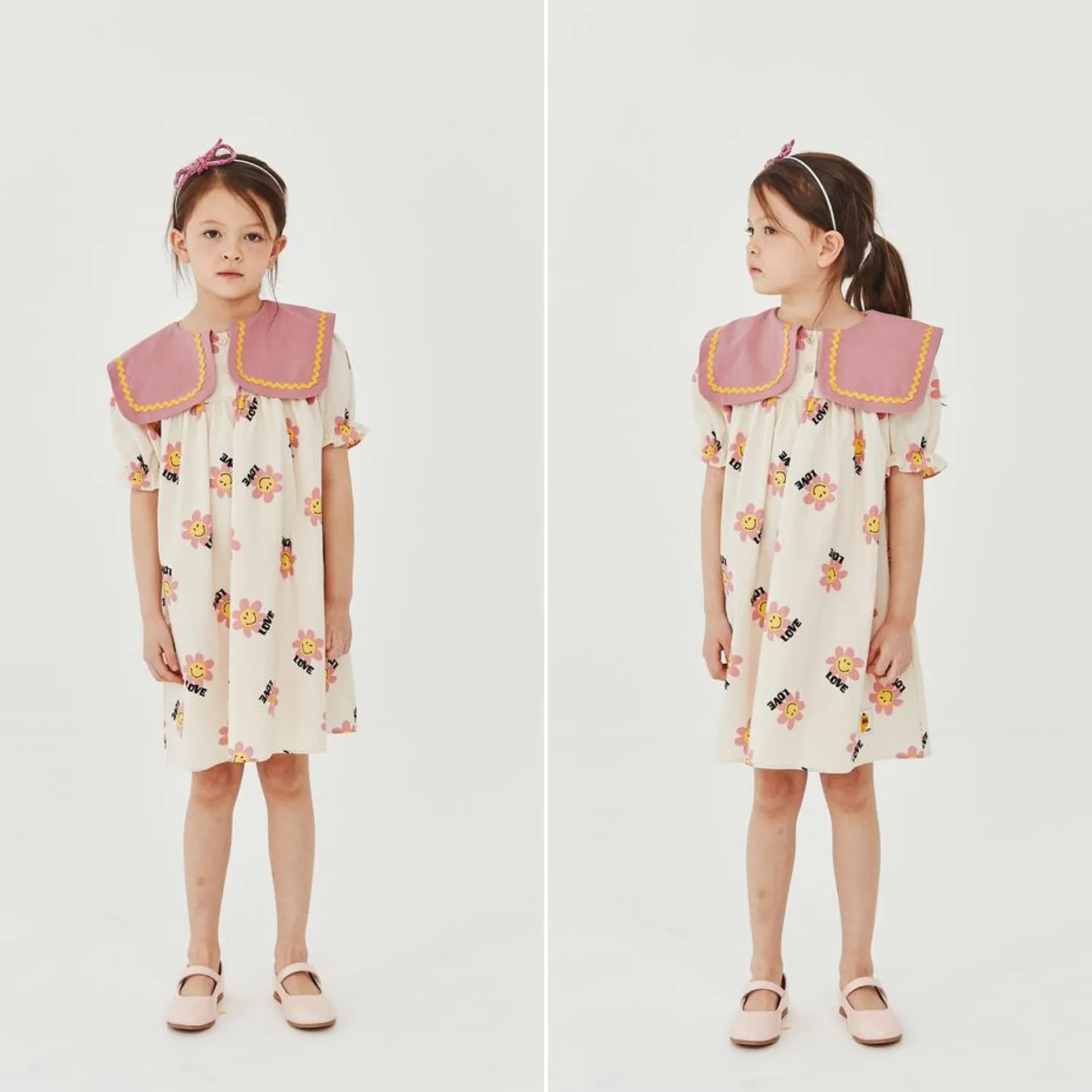 Petite Hailey Overalls & Jumpsuits> Big Collar Dress Daisy Ivory