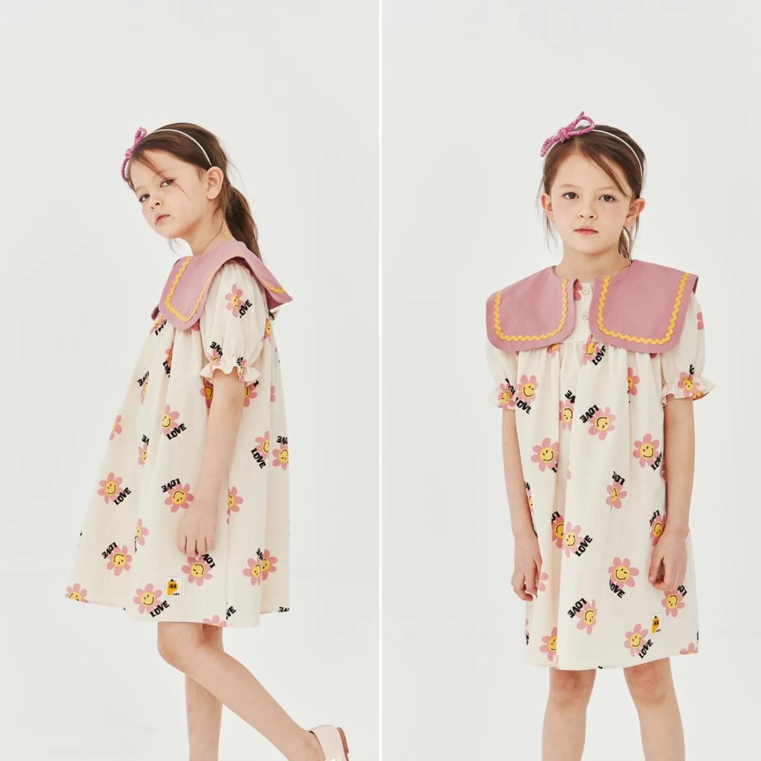 Petite Hailey Overalls & Jumpsuits> Big Collar Dress Daisy Ivory