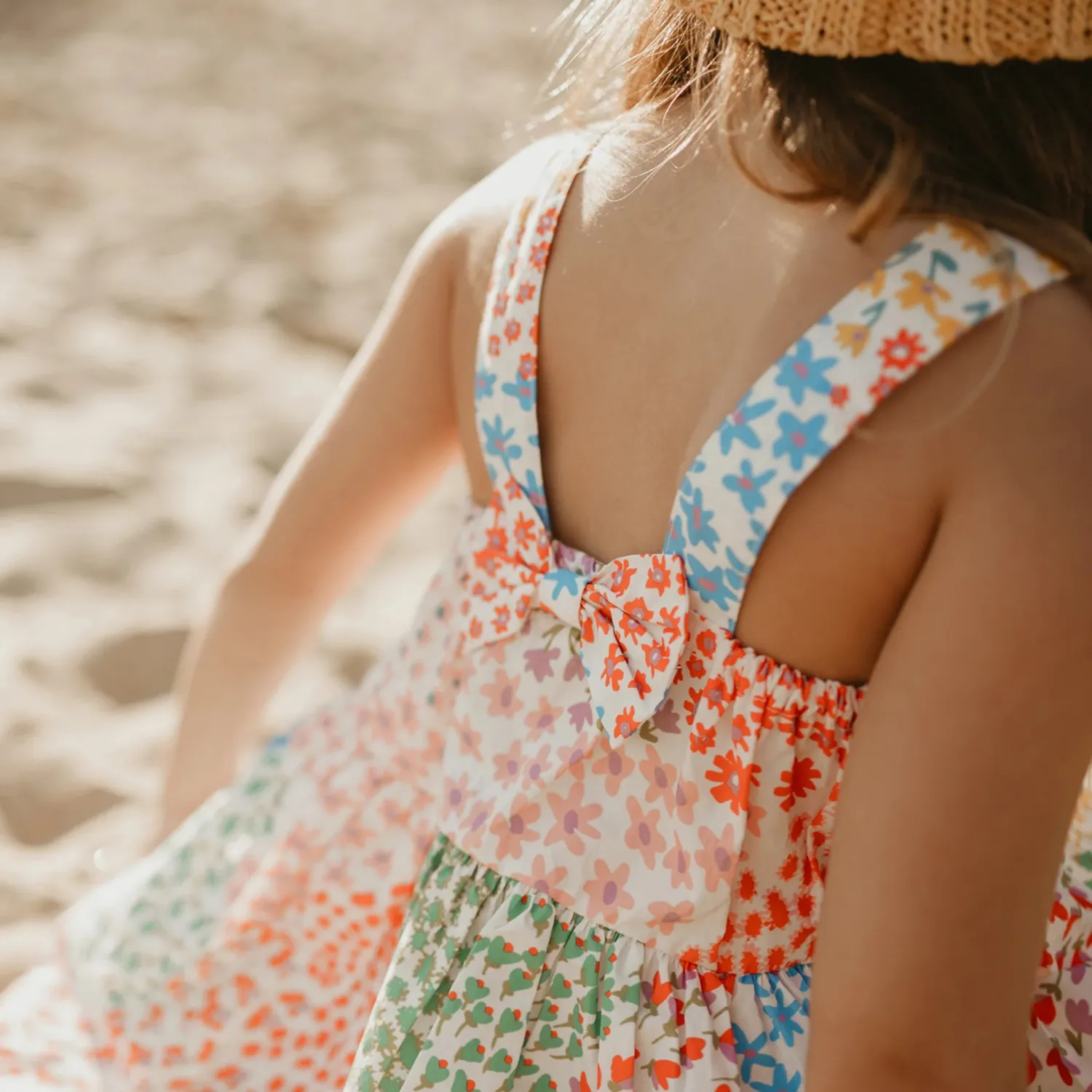 Petite Hailey Overalls & Jumpsuits> Bow Dress White Multi