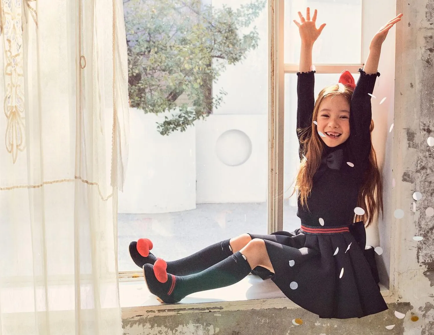 Petite Hailey Dresses> Bow Neo Skirt Black