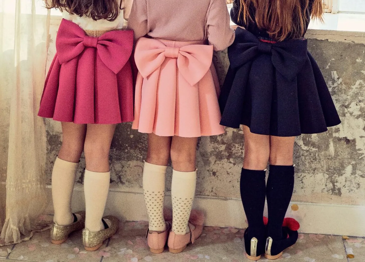 Petite Hailey Dresses> Bow Neo Skirt Black