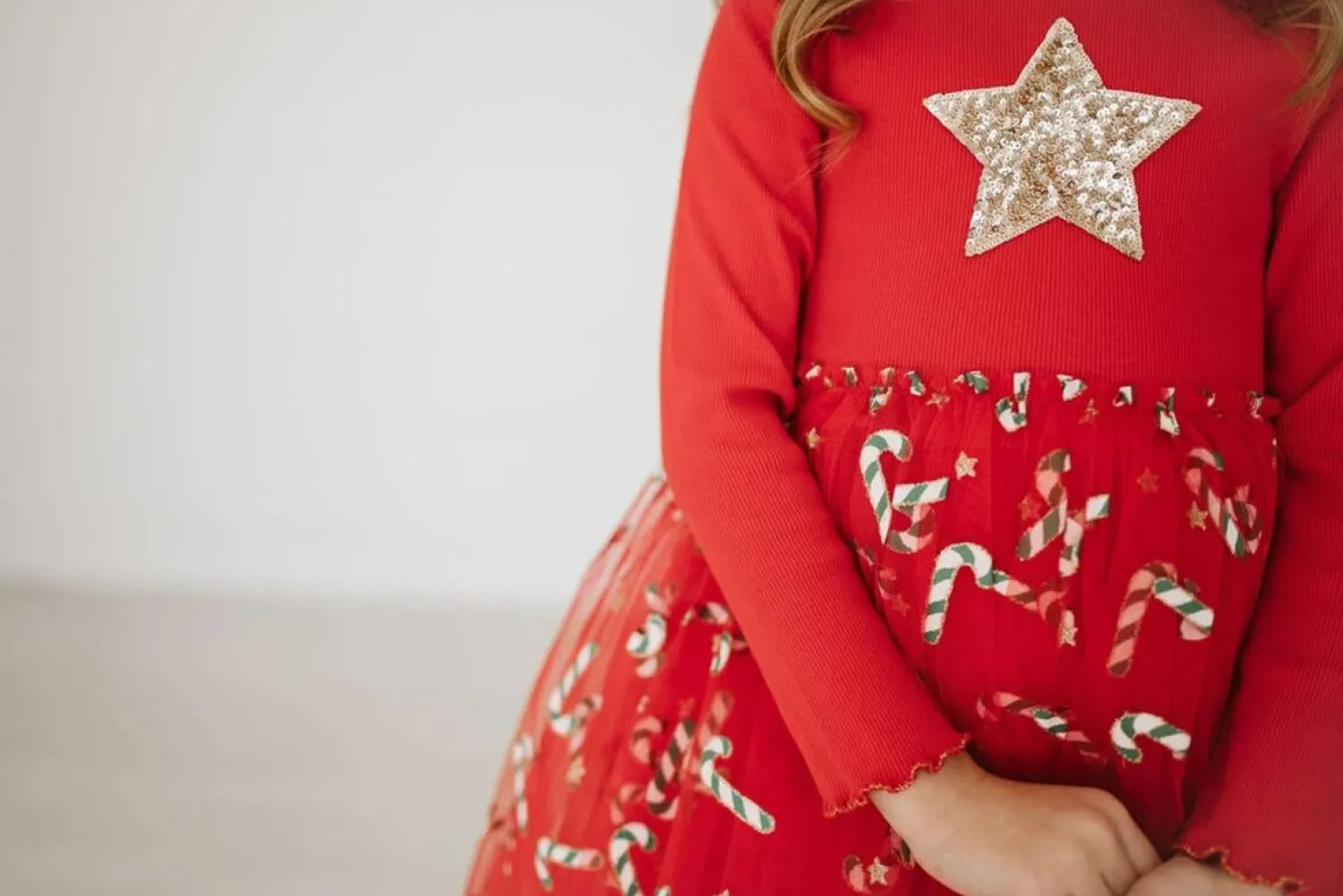 Petite Hailey Overalls & Jumpsuits> Candy Cane Tutu Dress Red