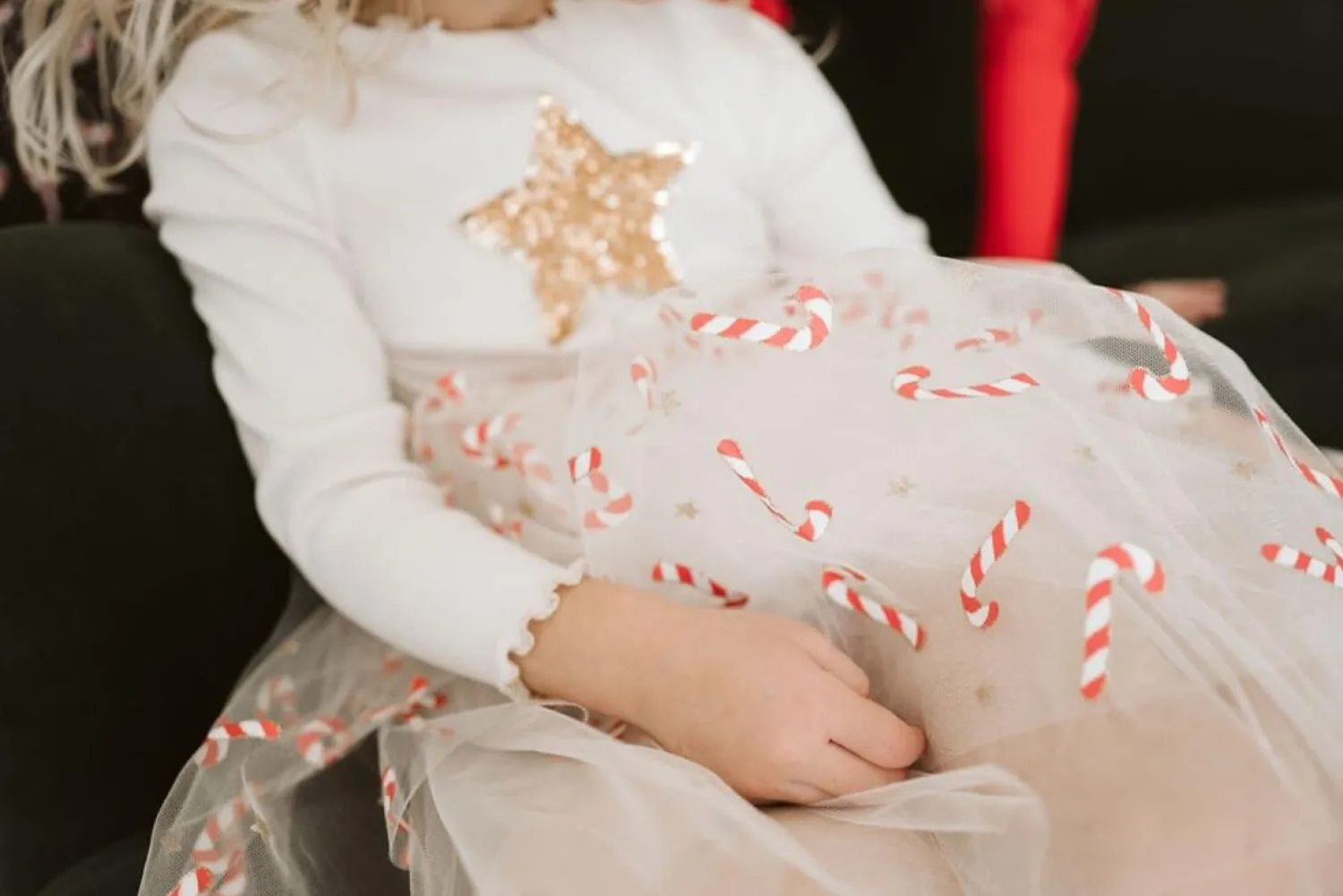 Petite Hailey Overalls & Jumpsuits> Candy Cane Tutu Dress White