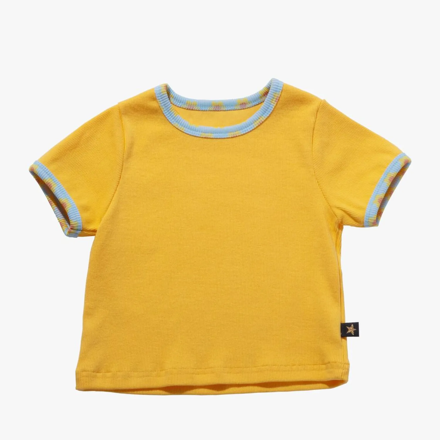 Petite Hailey Long Sleeve T Shirts> Crop T Shirt Yellow
