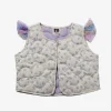 Petite Hailey Face Masks> Girl Flower Frill Vest Purple
