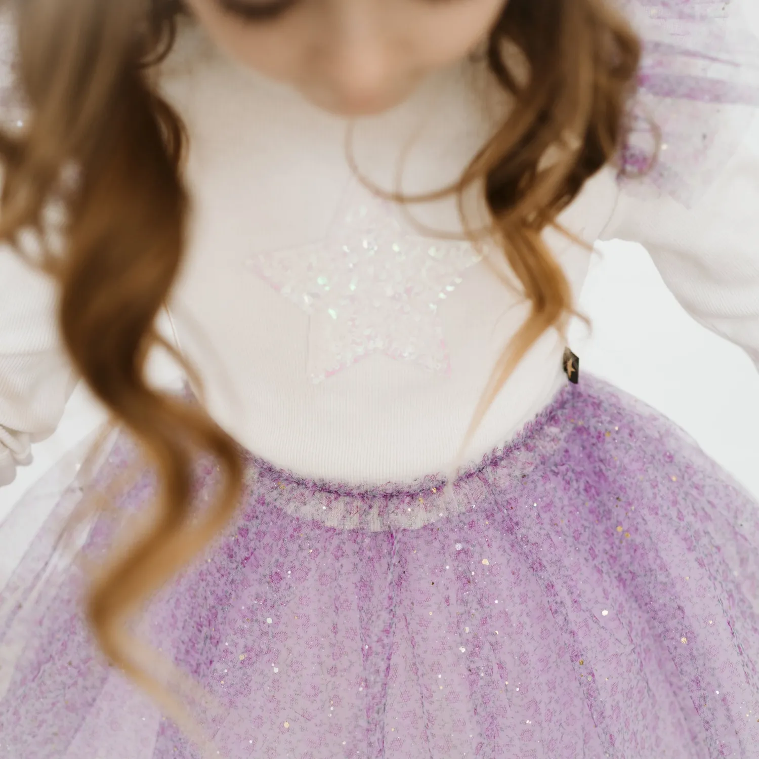 Petite Hailey Overalls & Jumpsuits> Girl Frill Flower Tutu Dress Purple