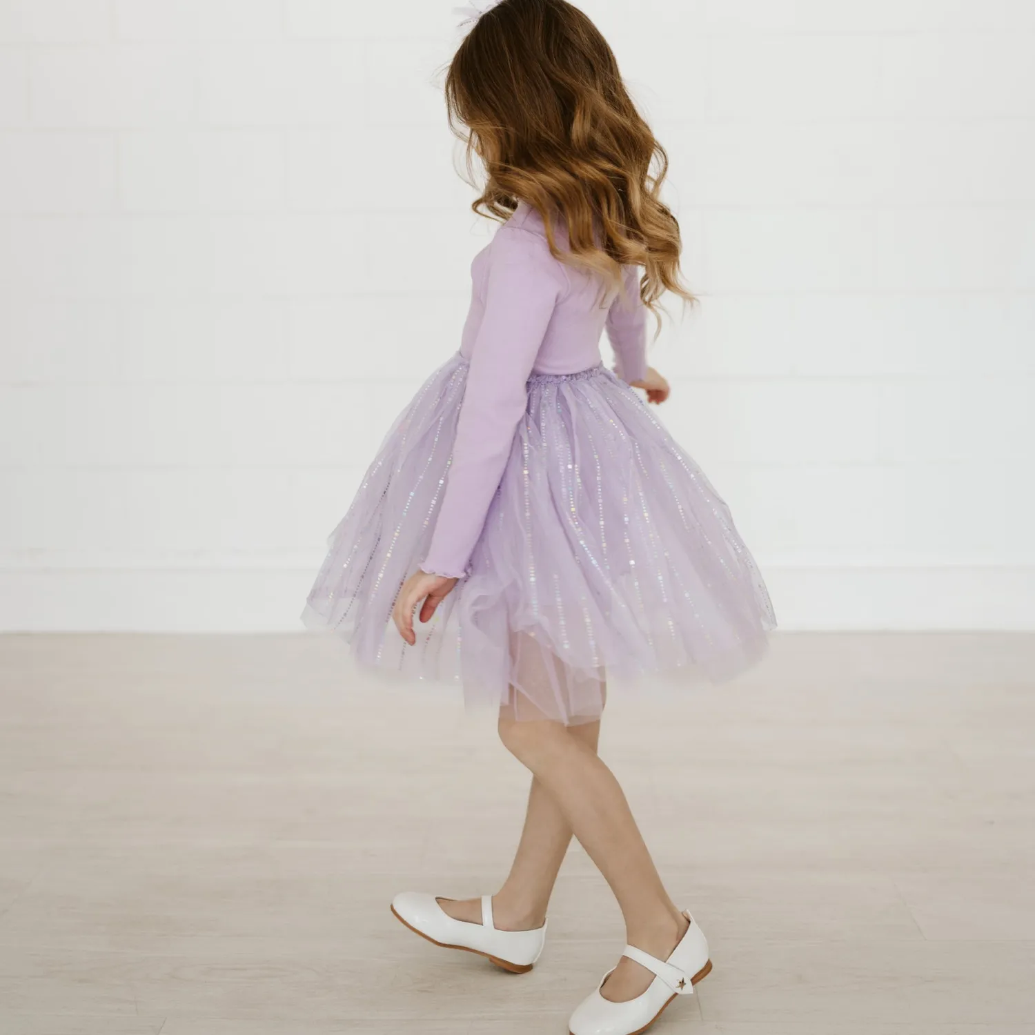 Petite Hailey Overalls & Jumpsuits> Girl Pastel Ph Tutu Dress Purple