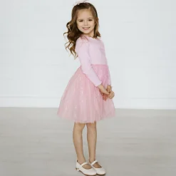 Petite Hailey Overalls & Jumpsuits> Girl Pastel Ph Tutu Dress Pink
