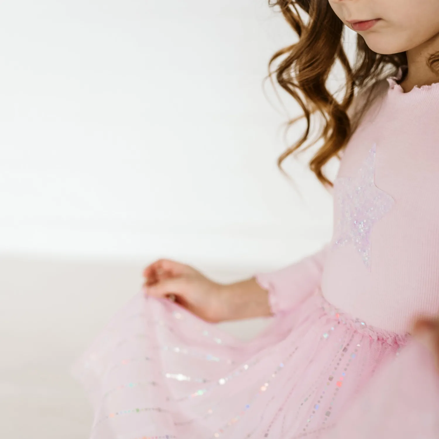 Petite Hailey Overalls & Jumpsuits> Girl Pastel Ph Tutu Dress Pink