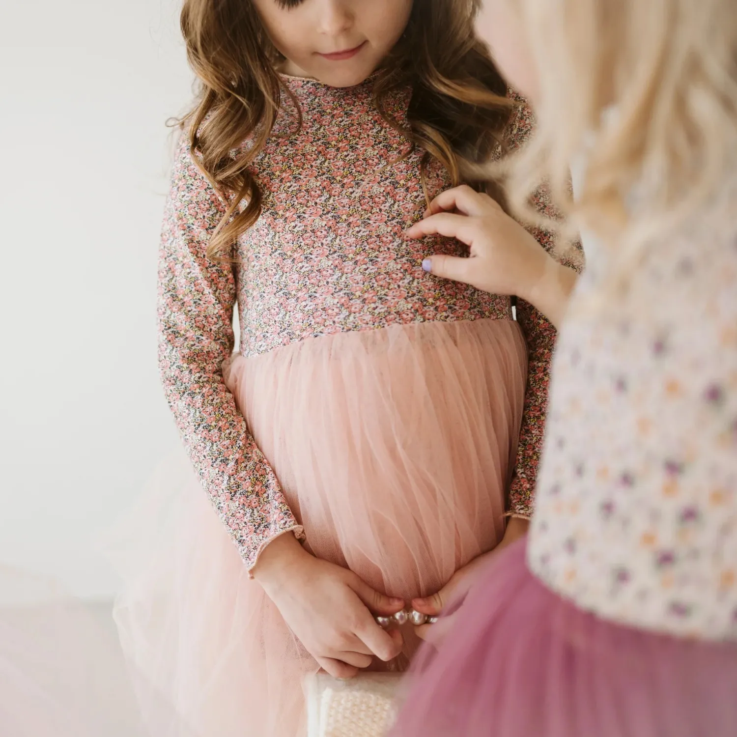 Petite Hailey Overalls & Jumpsuits> Girl Vintage Flower 3 Tutu Dress Peach