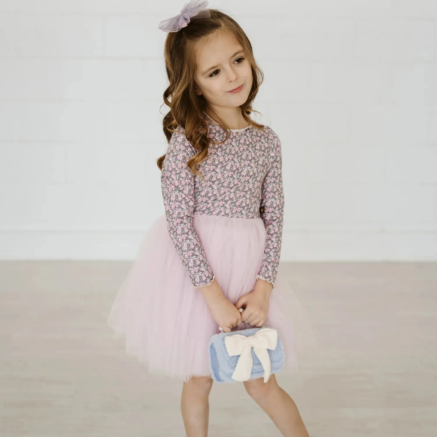 Petite Hailey Overalls & Jumpsuits> Girl Vintage Flower 3 Tutu Dress Pink