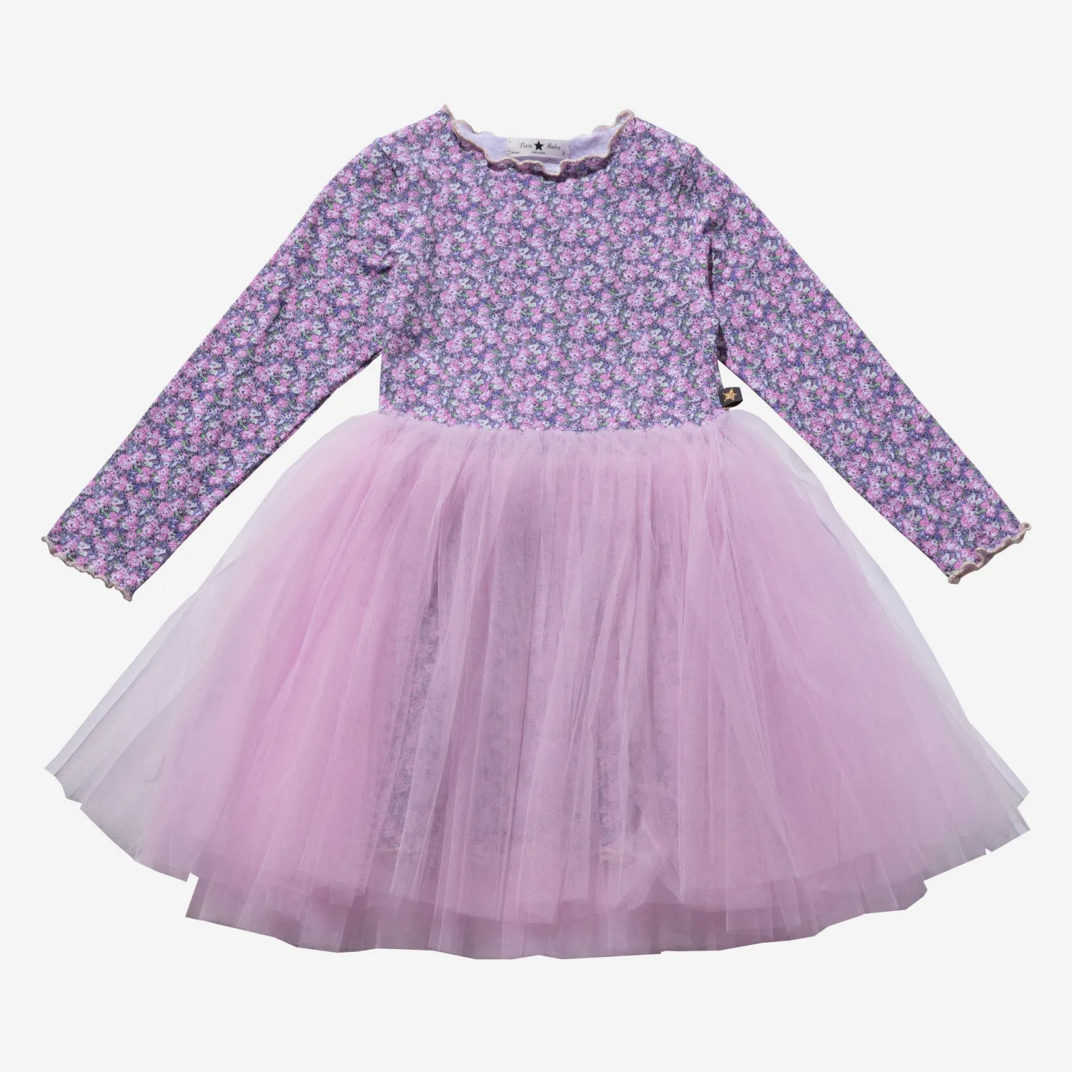 Petite Hailey Overalls & Jumpsuits> Girl Vintage Flower 3 Tutu Dress Pink