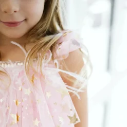 Petite Hailey Overalls & Jumpsuits> Layered Star Dress Pink