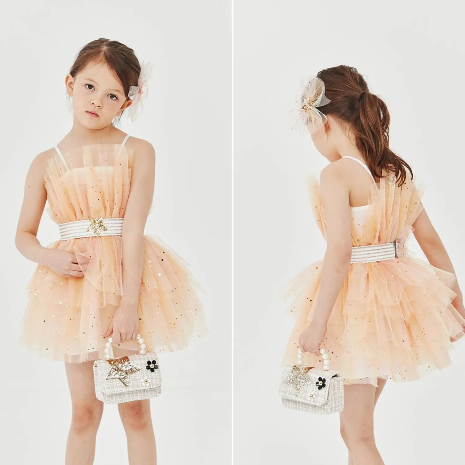 Petite Hailey Overalls & Jumpsuits> Love Sh Dress Sparkle Orange