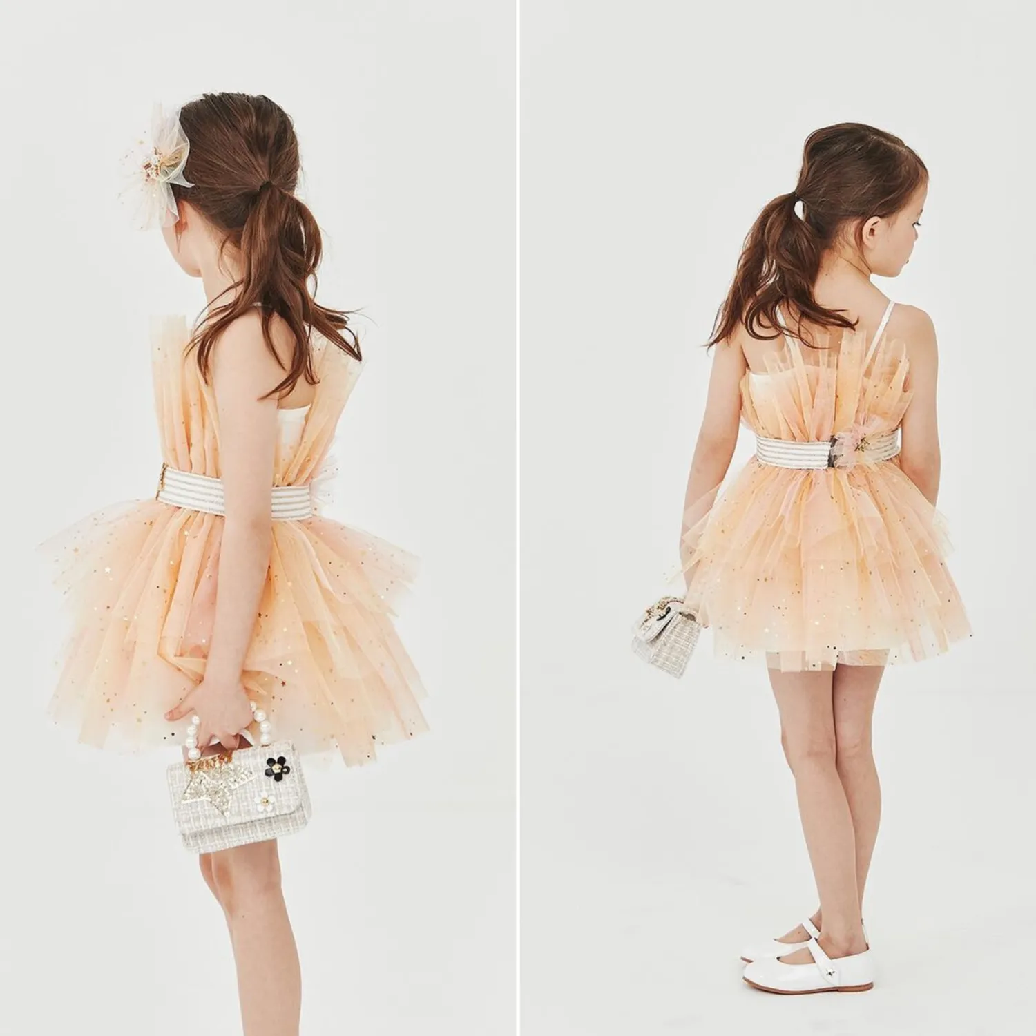 Petite Hailey Overalls & Jumpsuits> Love Sh Dress Sparkle Orange