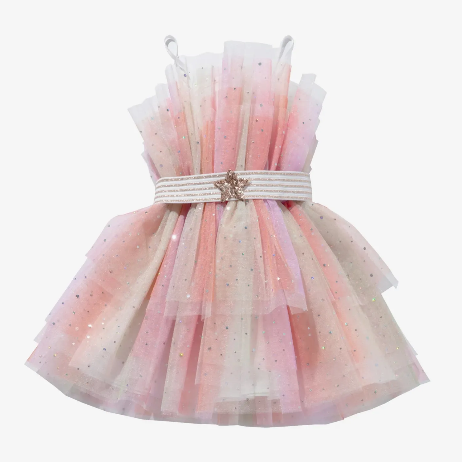 Petite Hailey Overalls & Jumpsuits> Love Sh Tutu Dress Orange Multi