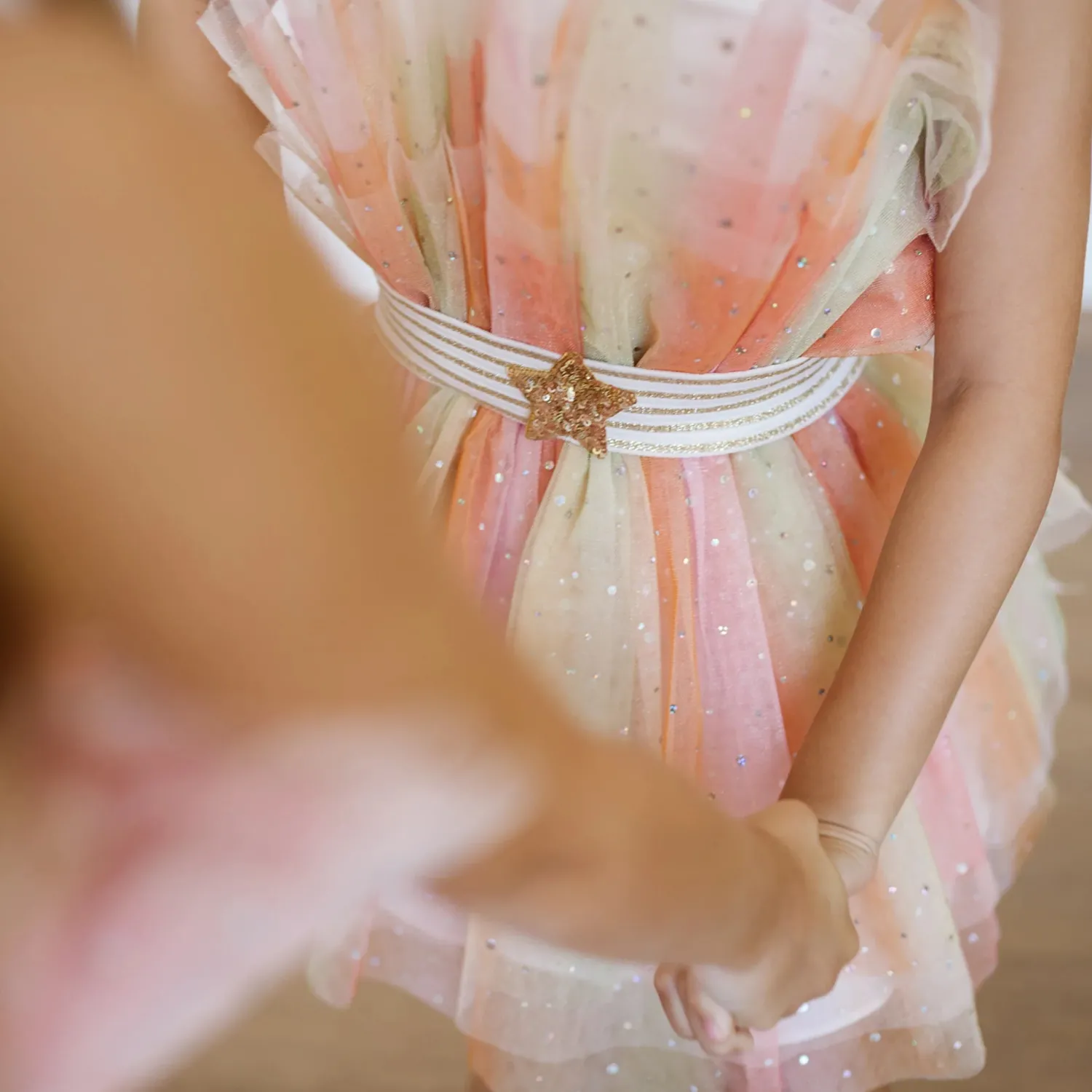 Petite Hailey Overalls & Jumpsuits> Love Sh Tutu Dress Orange Multi