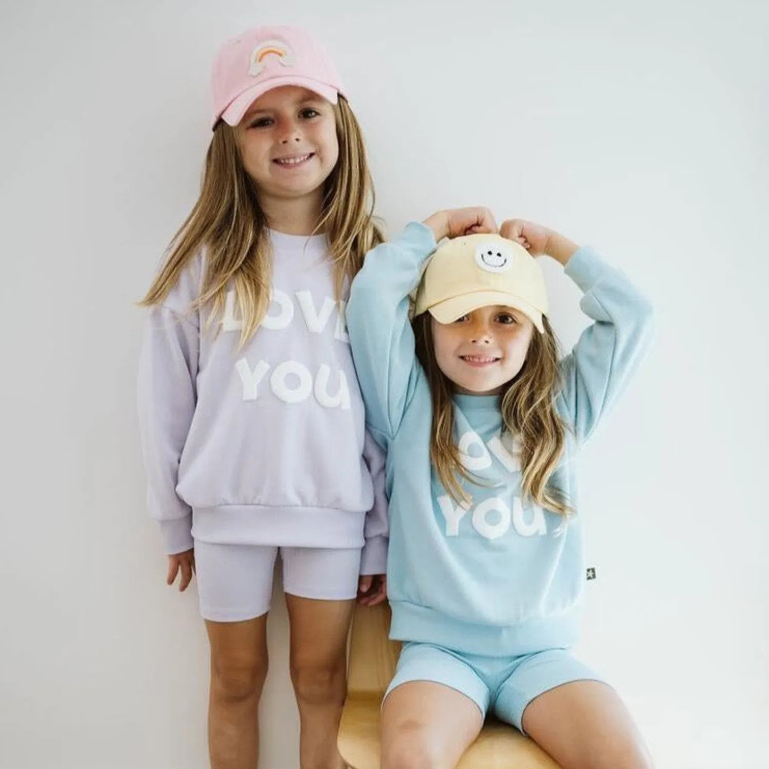 Petite Hailey Hoodies> Love U Sweatshirts Lilac