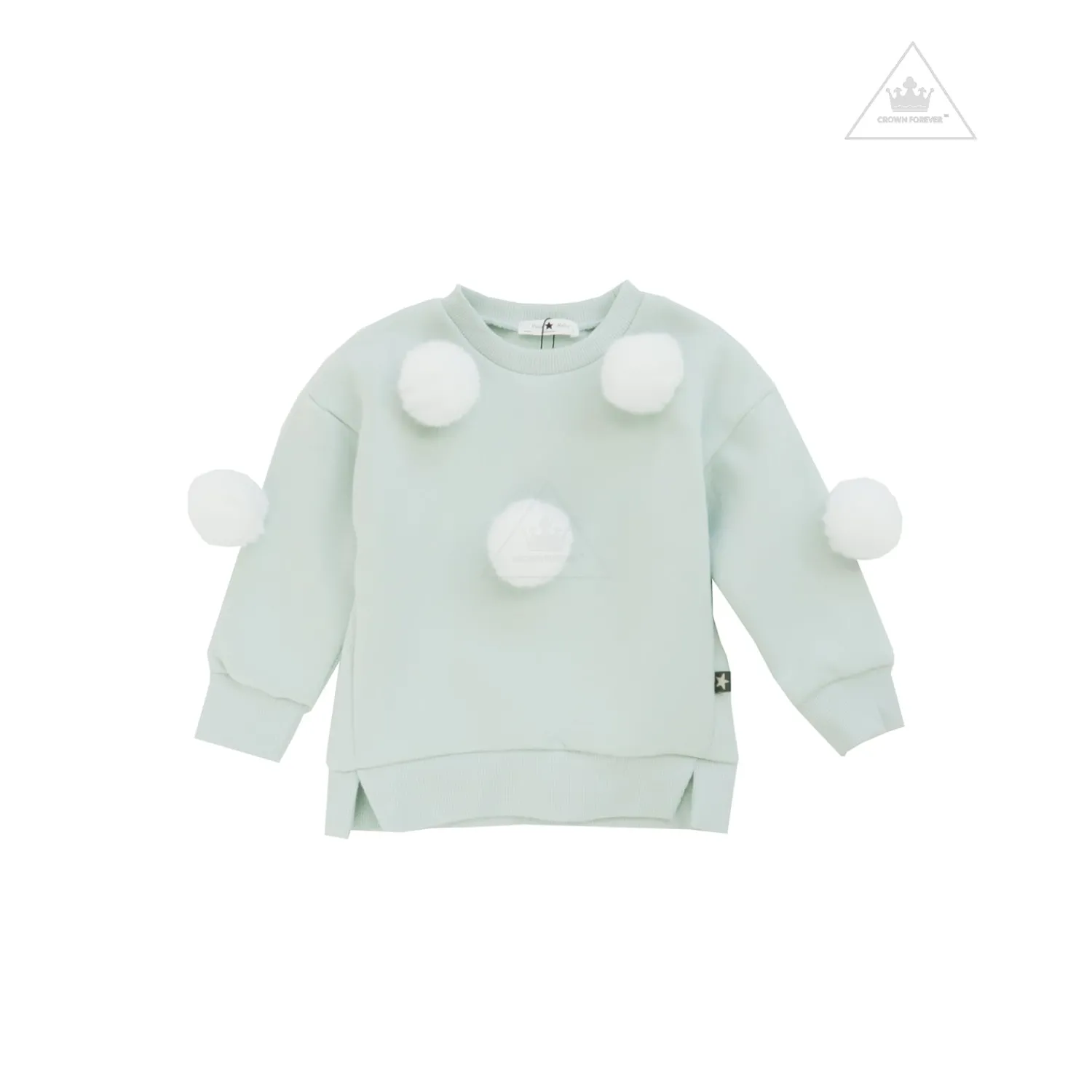 Petite Hailey Hoodies> Pompom Sweatshirts Mint * Final Sale