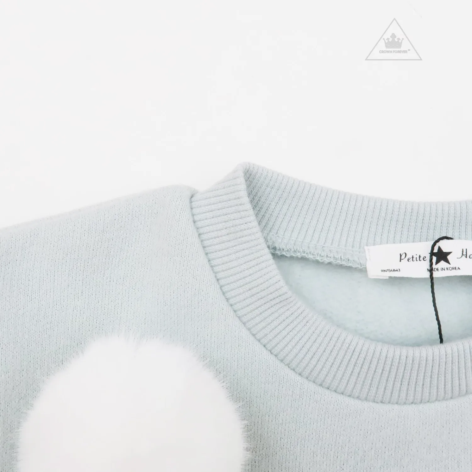 Petite Hailey Hoodies> Pompom Sweatshirts Mint * Final Sale