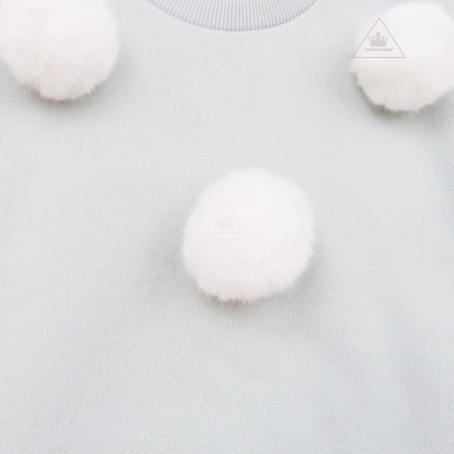 Petite Hailey Hoodies> Pompom Sweatshirts Mint * Final Sale