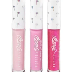 Petite N Pretty Face Masks> Snow-Glowed Travel Size 10K Shine Lip Gloss Trio