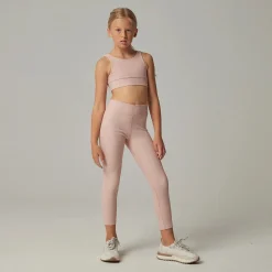 PLAY x PLAY Face Masks> Swift Sports Bra | Blush Ribbed