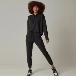 PLAY x PLAY Face Masks> Women Catalina Tech Hoodie | Black