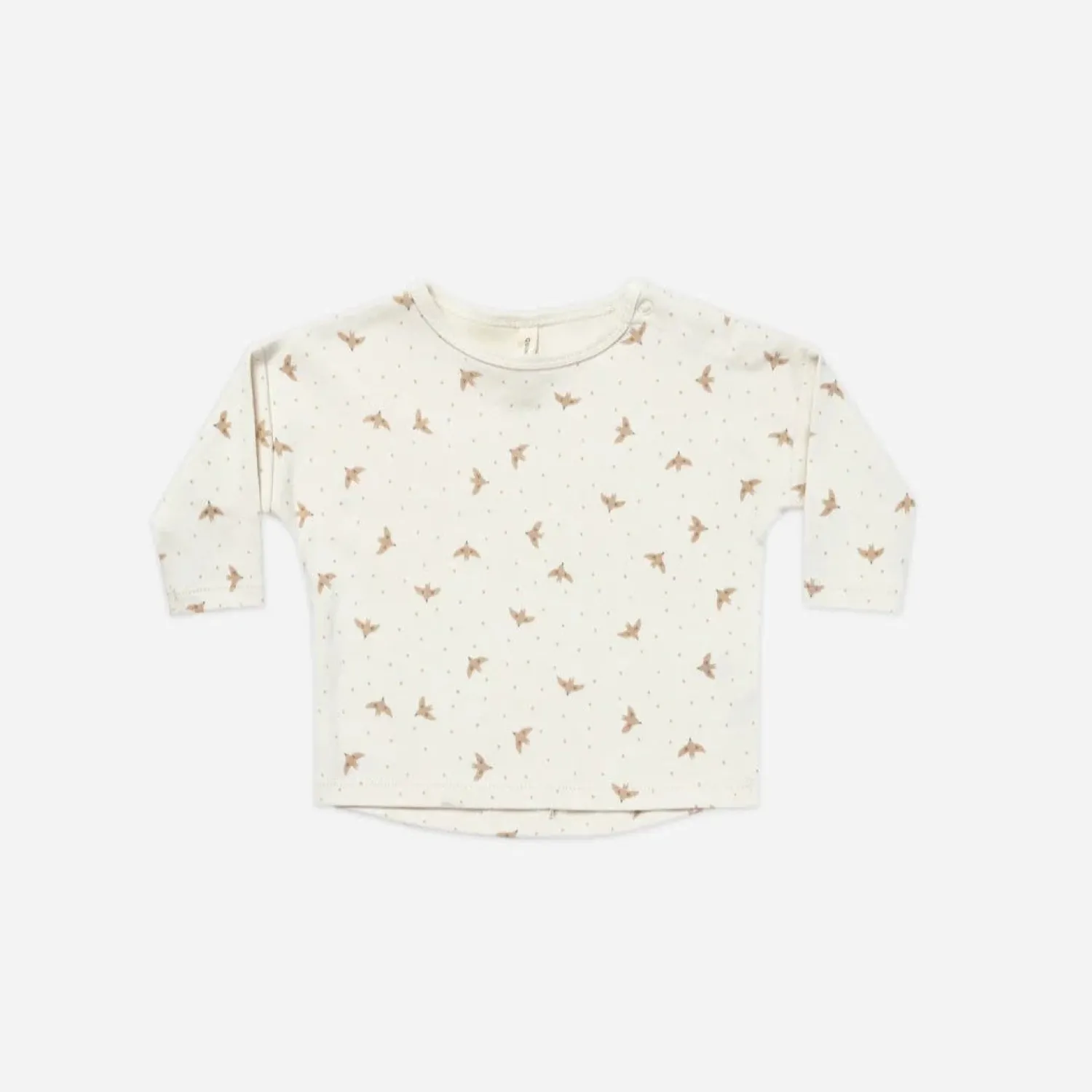 Quincy Mae Long Sleeve T Shirts> Long Sleeve Tee || Doves