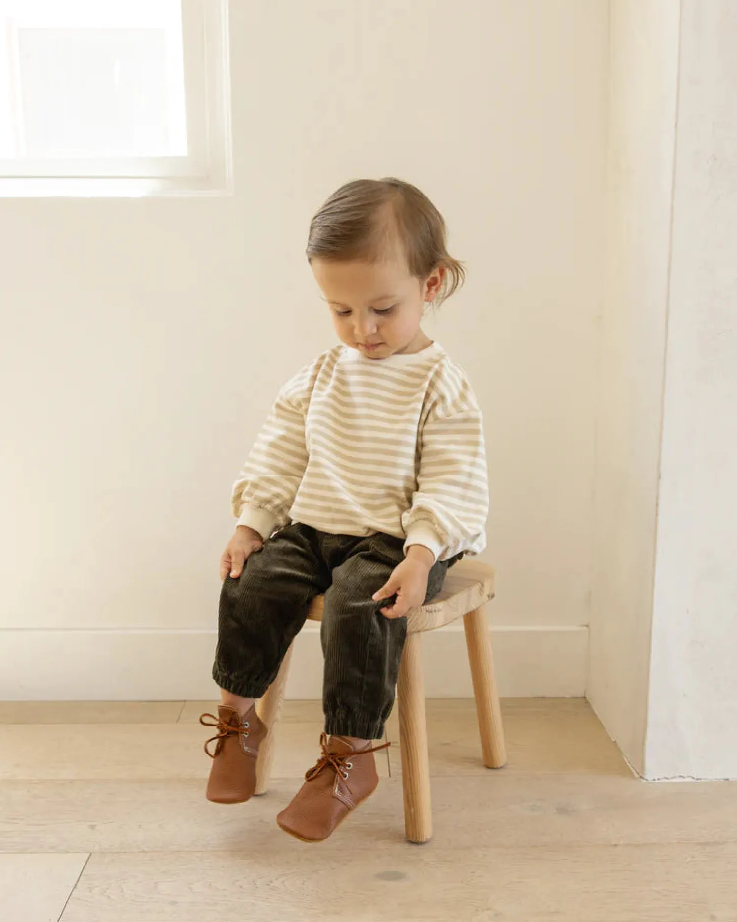 Quincy Mae Pants> Luca Pant || Forest