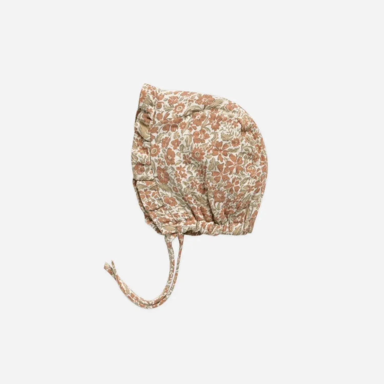 Quincy Mae Hats> Woven Ruffle Bonnet || Rose Garden