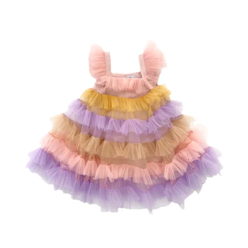 RaspberryPlum Overalls & Jumpsuits> Rainbow Dress Pastel