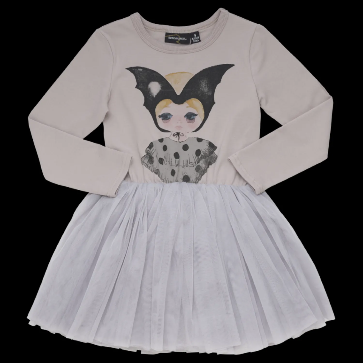 Rock Your Baby Overalls & Jumpsuits> Bat Girl Circus Dress